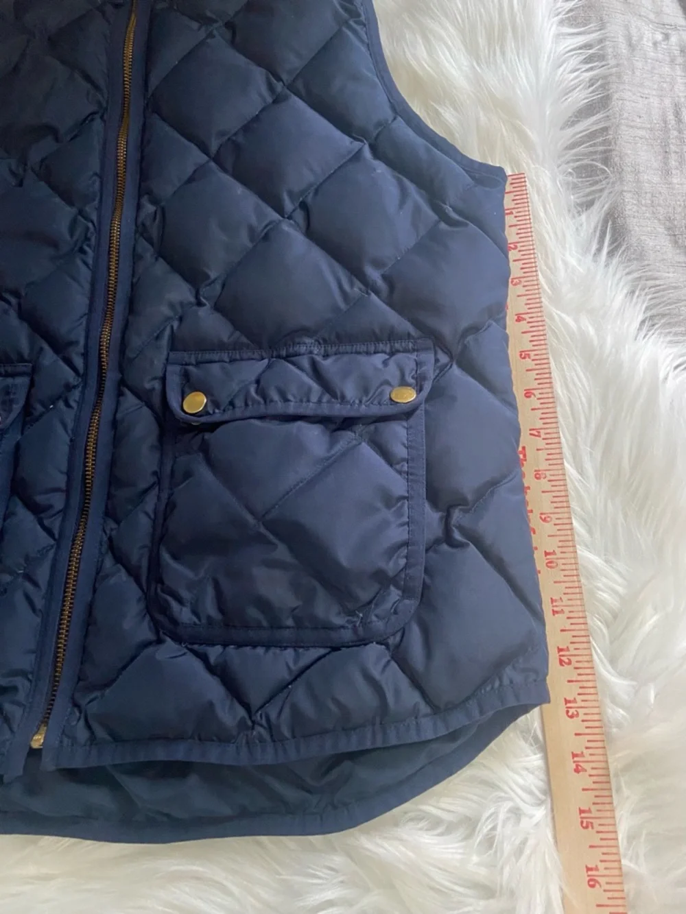 J. Crew sleeveless down